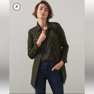 Plus Size Chico’s Elongated Ponte Jacket Size 4